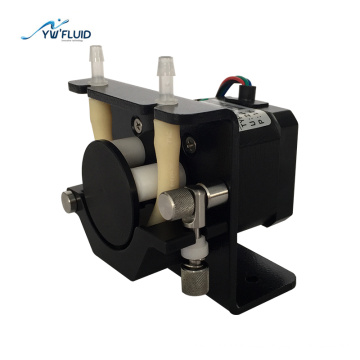 YWfluid Micro Peristaltic Pump Supplier with Steper motor used for liquid transfer suction or filling